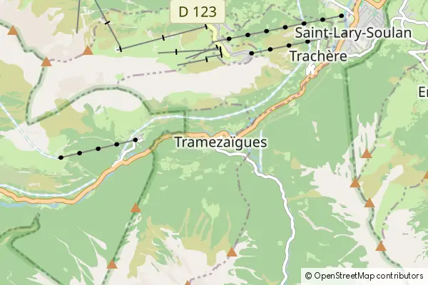 Mapa Tramezaïgues