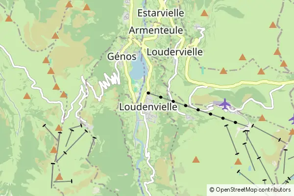 Mapa Loudenvielle