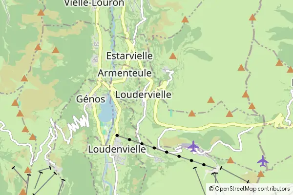 Mapa Loudervielle