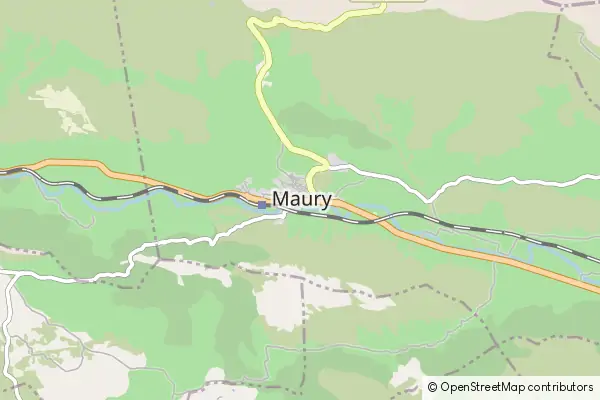 Mapa Maury