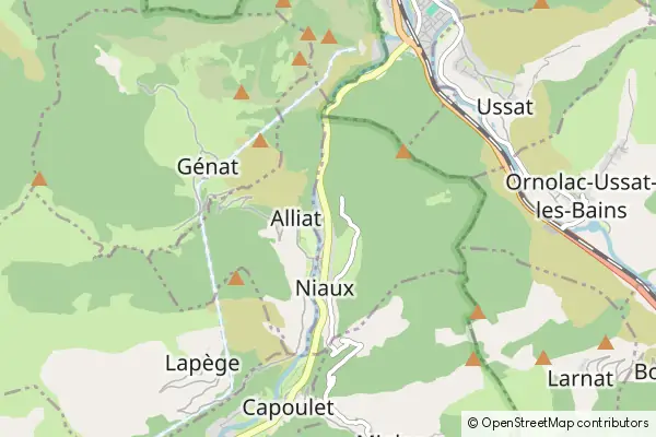 Mapa Niaux