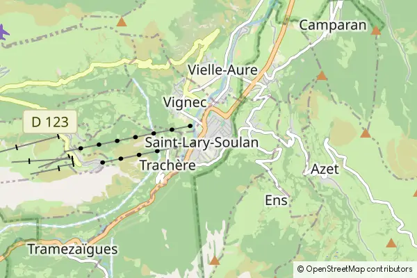 Mapa Saint-Lary-Soulan