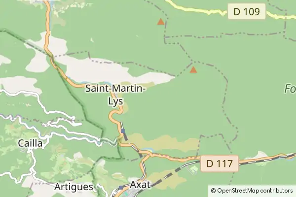 Mapa Saint-Martin-Lys