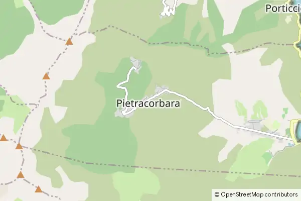 Mapa Pietracorbara