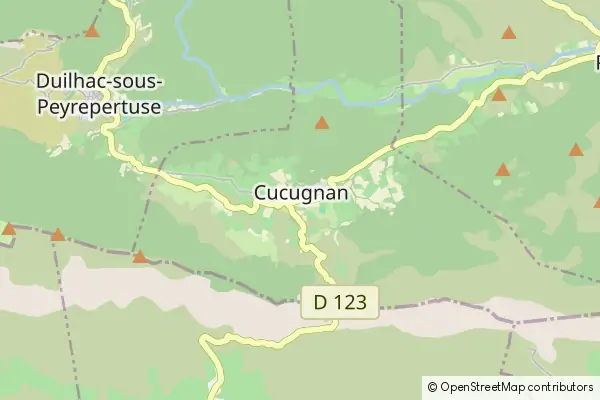 Mapa Cucugnan