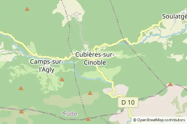 Mapa Cubières-sur-Cinoble