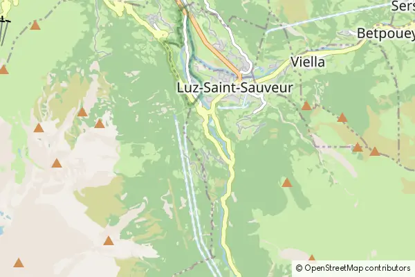 Mapa Saint-Sauveur