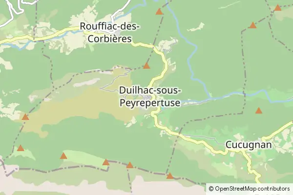 Mapa Duilhac-sous-Peyrepertuse