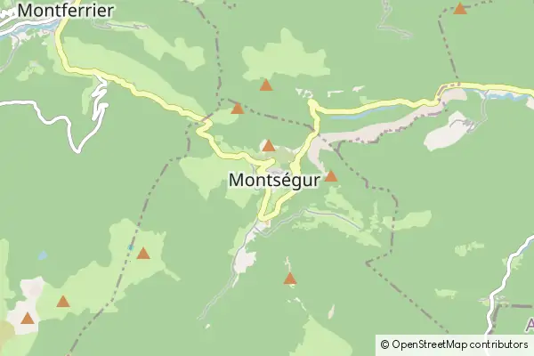 Mapa Montségur