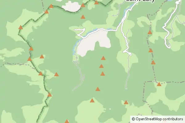 Mapa Saint-Lary