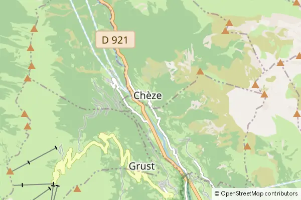 Mapa Chèze