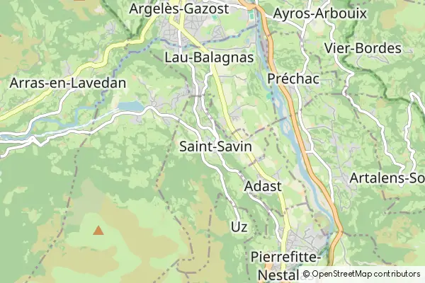 Mapa Saint-Savin