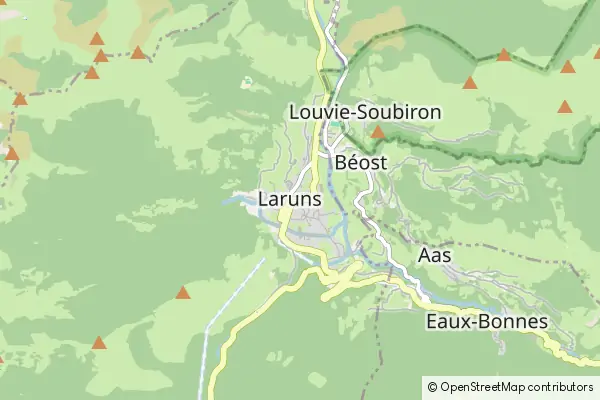 Mapa Laruns