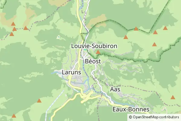 Mapa Béost