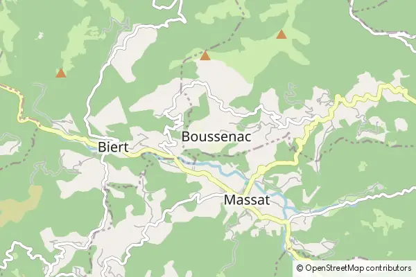 Mapa Boussenac