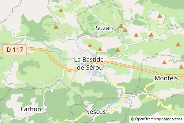 Mapa La-Bastide-de-Serou