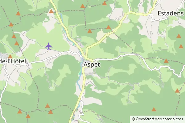 Mapa Aspet