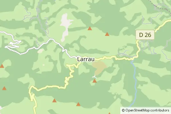 Mapa Larrau