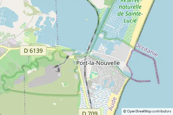 Mapa Port La Nouvelle