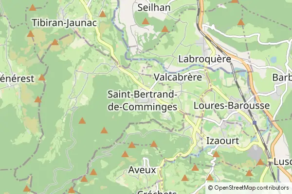 Mapa Saint-Bertrand-de-Comminges