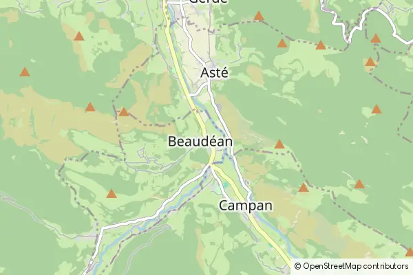 Mapa Beaudéan