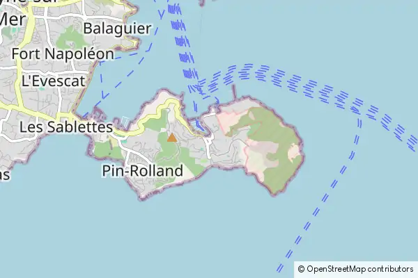 Mapa Saint-Mandrier-sur-Mer