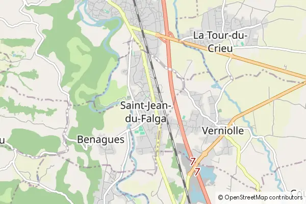 Mapa Saint-Jean-du-Falga