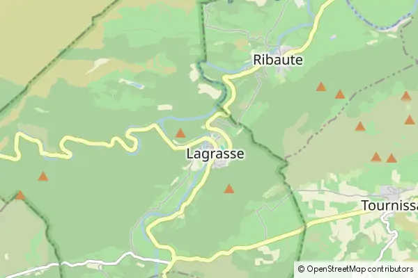 Mapa Lagrasse