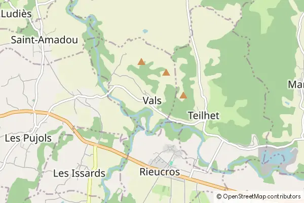 Mapa Vals