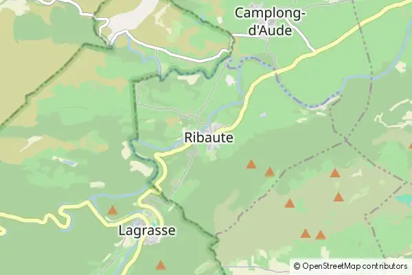 Mapa Ribaute