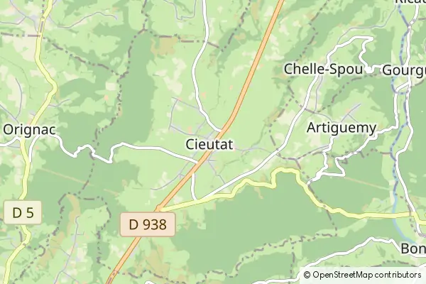 Mapa Cieutat