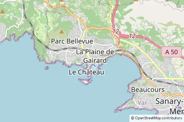 Mapa Bandol