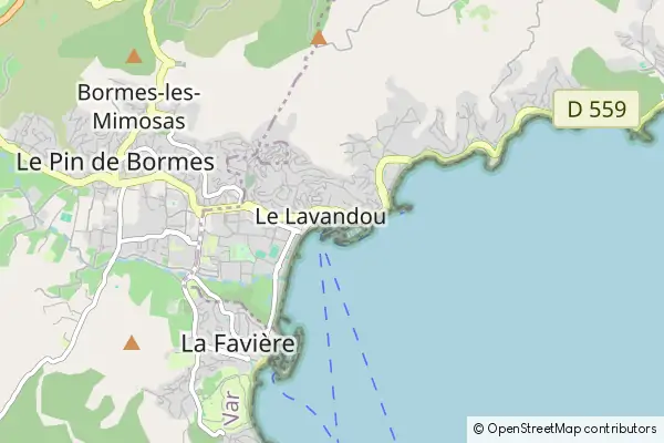 Mapa Le Lavandou