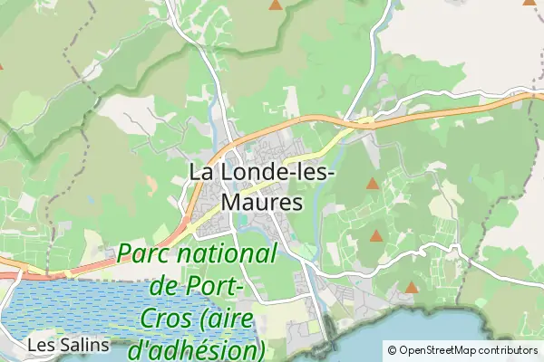 Mapa La Londe Les Maures