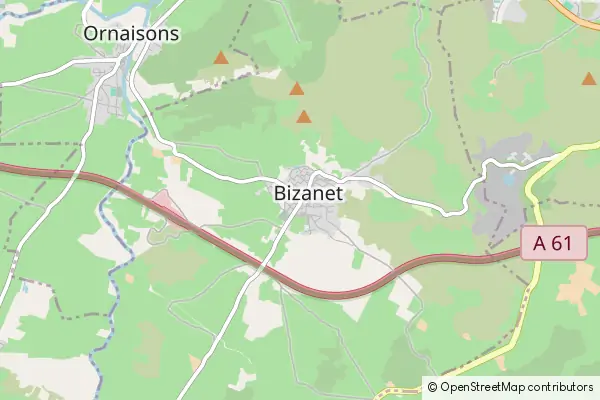 Mapa Bizanet