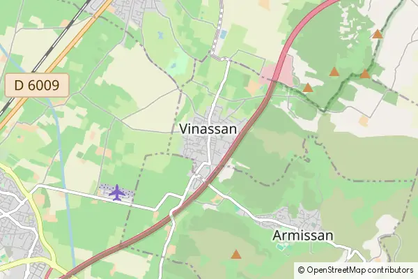 Mapa Vinassan