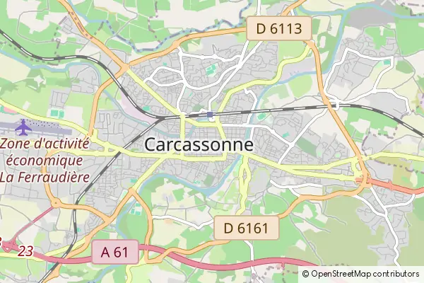 Mapa Carcassonne