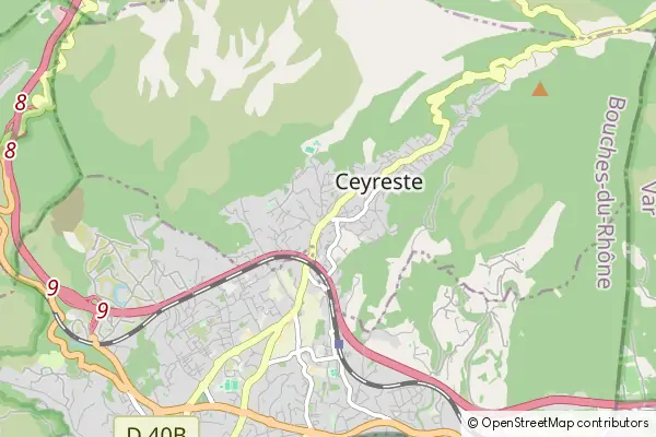 Mapa Ceyreste