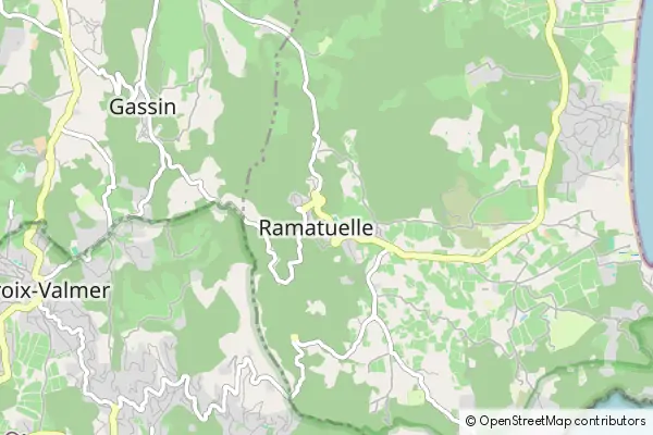 Mapa Ramatuelle