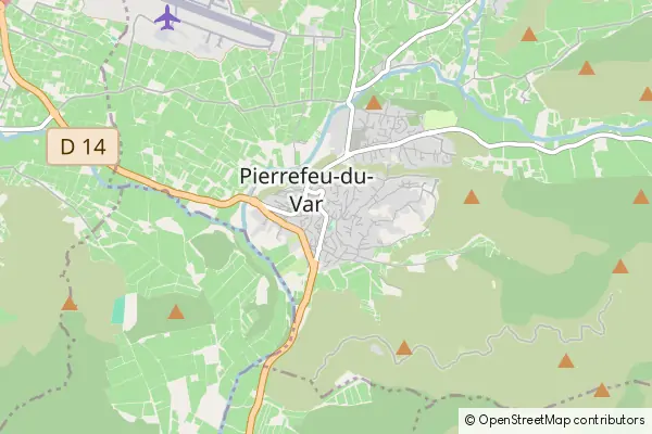 Mapa Pierrefeu-du-Var