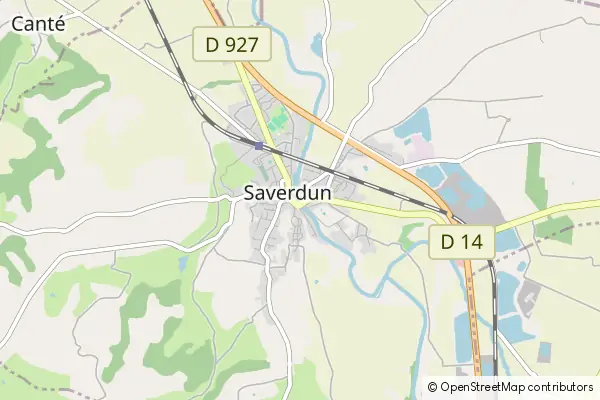 Mapa Saverdun