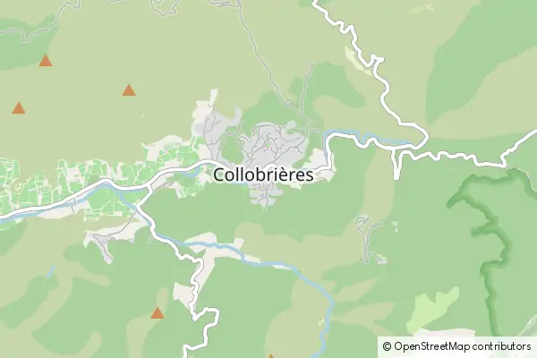 Mapa Collobrières