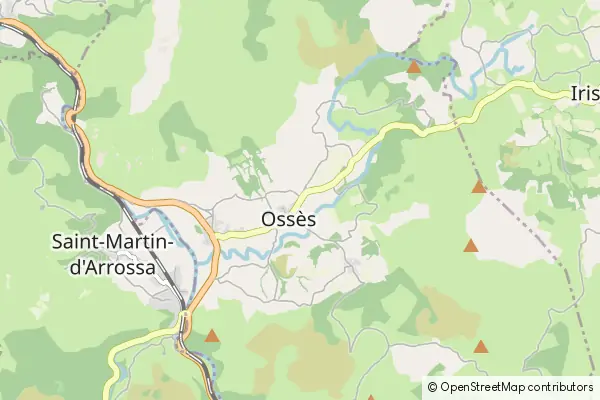 Mapa Ossès