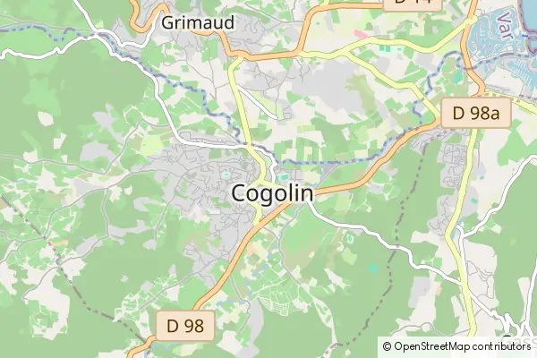 Mapa Port Cogolin