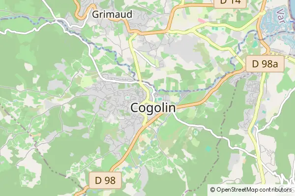 Mapa Cogolin