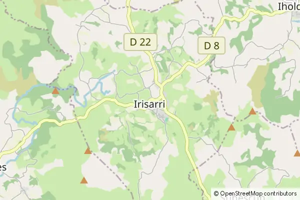 Mapa Irissarry