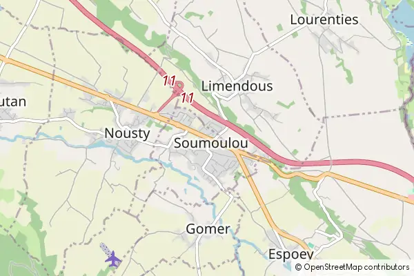 Mapa Soumoulou