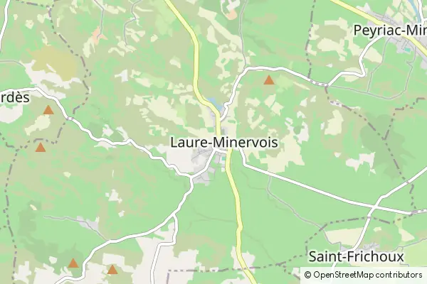 Mapa Laure-Minervois