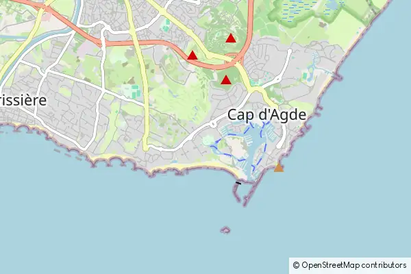 Mapa Cap-d'Agde