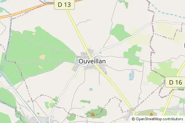 Mapa Ouveillan